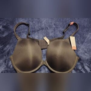 Lane Bryant Boost Plunge 40DD Black Bra